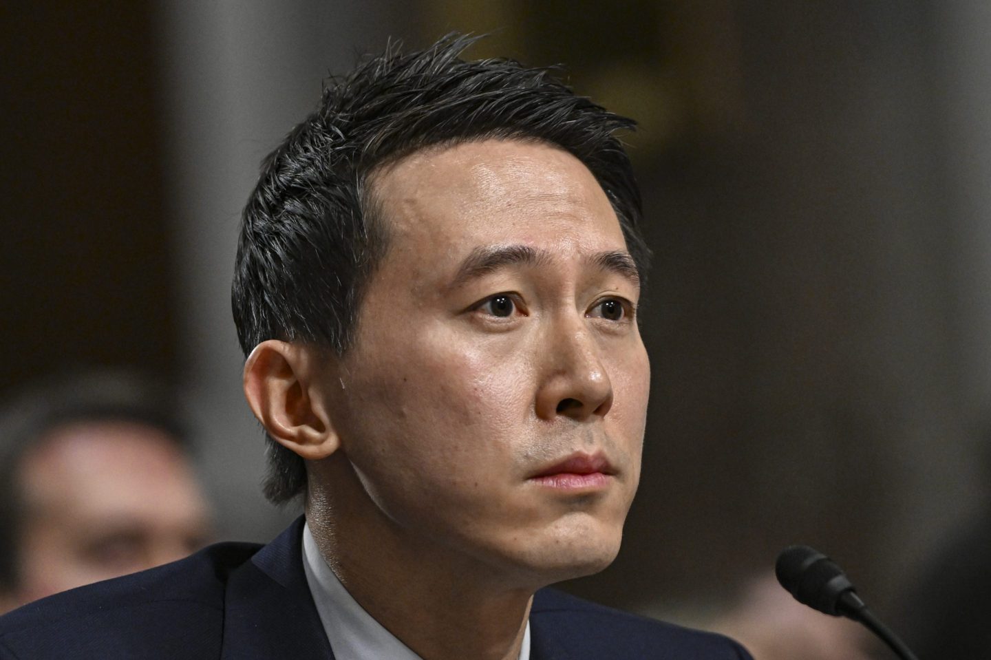 WASHINGTON DC, UNITED STATES &#8211; JANUARY 31: Chief executive officer (CEO) of TikTok Shou Zi Chew testify before a Senate Judiciary Committee hearing on online child sexual exploitation in the Dirksen Senate Office Building on Capitol Hill on January 31, 2024, in Washington, DC. (Photo by Celal Gunes/Anadolu via Getty Images)