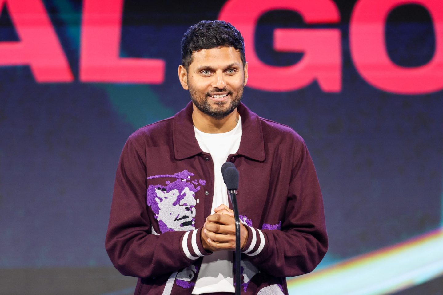 Jay Shetty speaks onstage at The 2023 Streamy Awards held at the Fairmont Century Plaza Hotel on August 27, 2023 in Los Angeles, California. (Photo by Rich Polk/Penske Media via Getty Images)