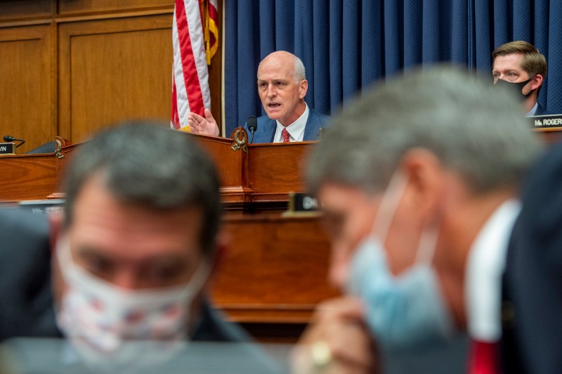U.S. Representative Adam Smith, chairman of the House Armed Services Committee, speakings during a Congressional hearing on Afghanistan at the U.S. Capitol in Washington on Sept. 29, 2021.