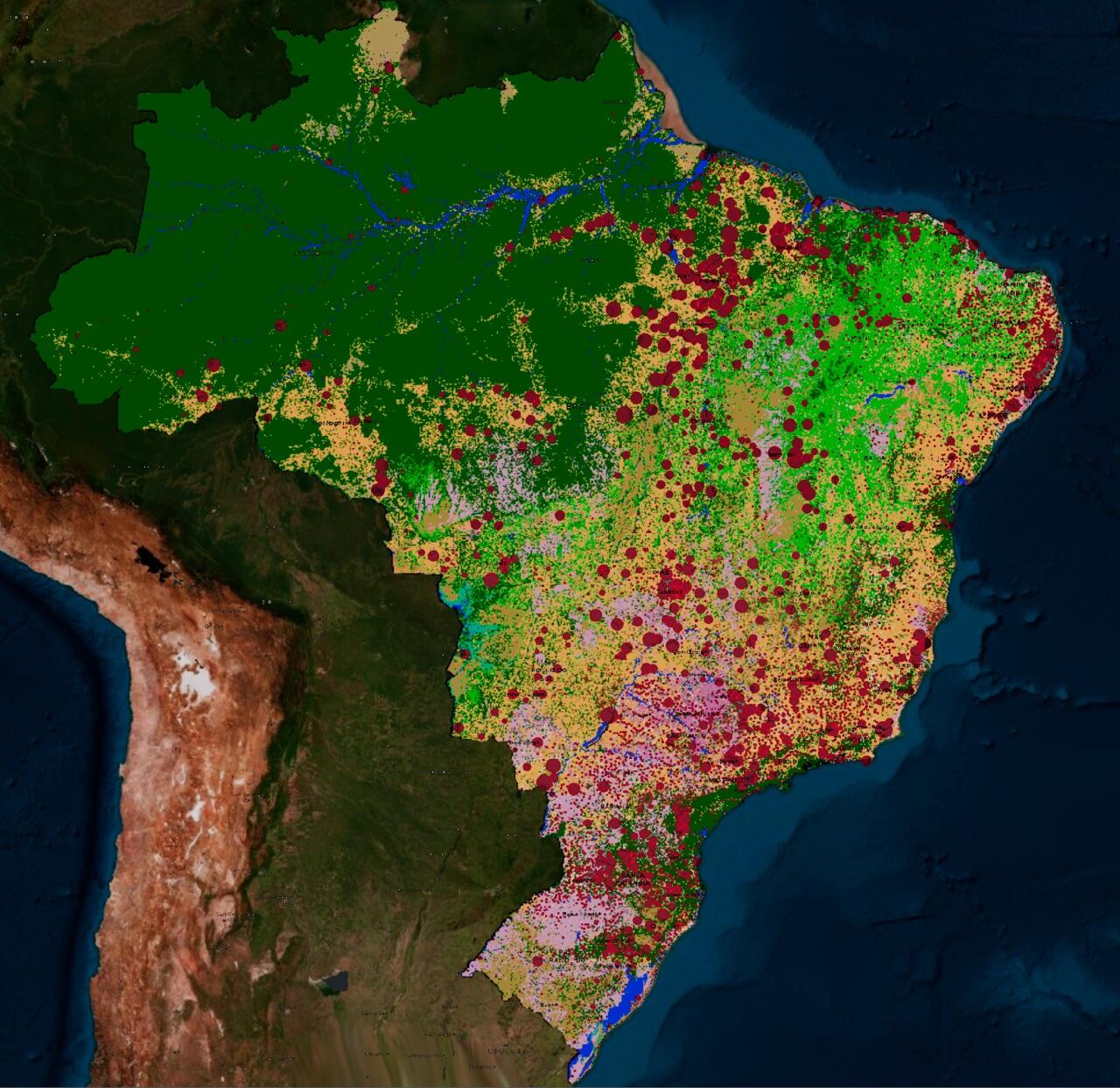 Brazil hotspots