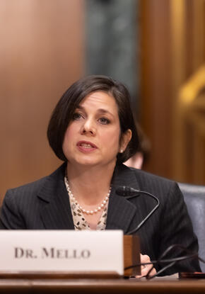 Michelle Mello testifies before U.S. Senate Committee on Finance