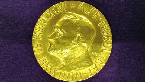 A Nobel Peace Prize medal