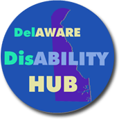 Picture of the Delaware Disability Hub logo