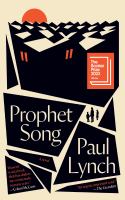 Prophet song Book cover