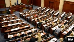 The Macedonian parliament is expected to approve the proposed referendum wording despite opposition from the nationalist VMRO-DPMNE party. (file photo)