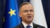FILE - Poland's President Andrzej Duda is pictured in Warsaw, Jan. 10, 2024. His office on May 27, 2024, said Duda had spoken with the Congolese president to try to get the release of a Polish traveler sentenced there to prison on sabotage charges.