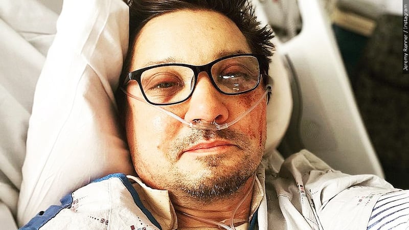 Actor Jeremy Renner said he wrote last words to his family after he was severely injured in a...