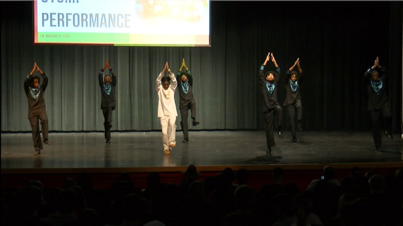 Tarra Bates helps Cache High School celebrate Black History month with assembly