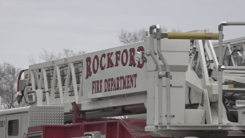 A Rockford fire department truck