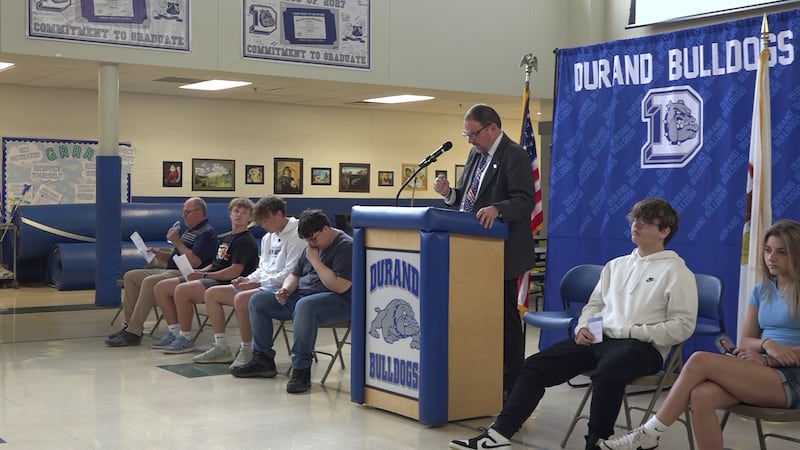 Six Durand High School students will present essays about a fallen veteran during a Memorial...
