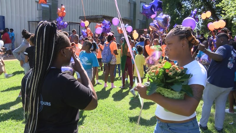 12-year-old Indyah Knight's mother held a balloon release to remember her on June 7, 2024....
