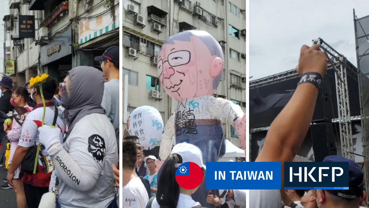 Taiwanese vent discontent over domestic policy at demo on eve of presidential inauguration