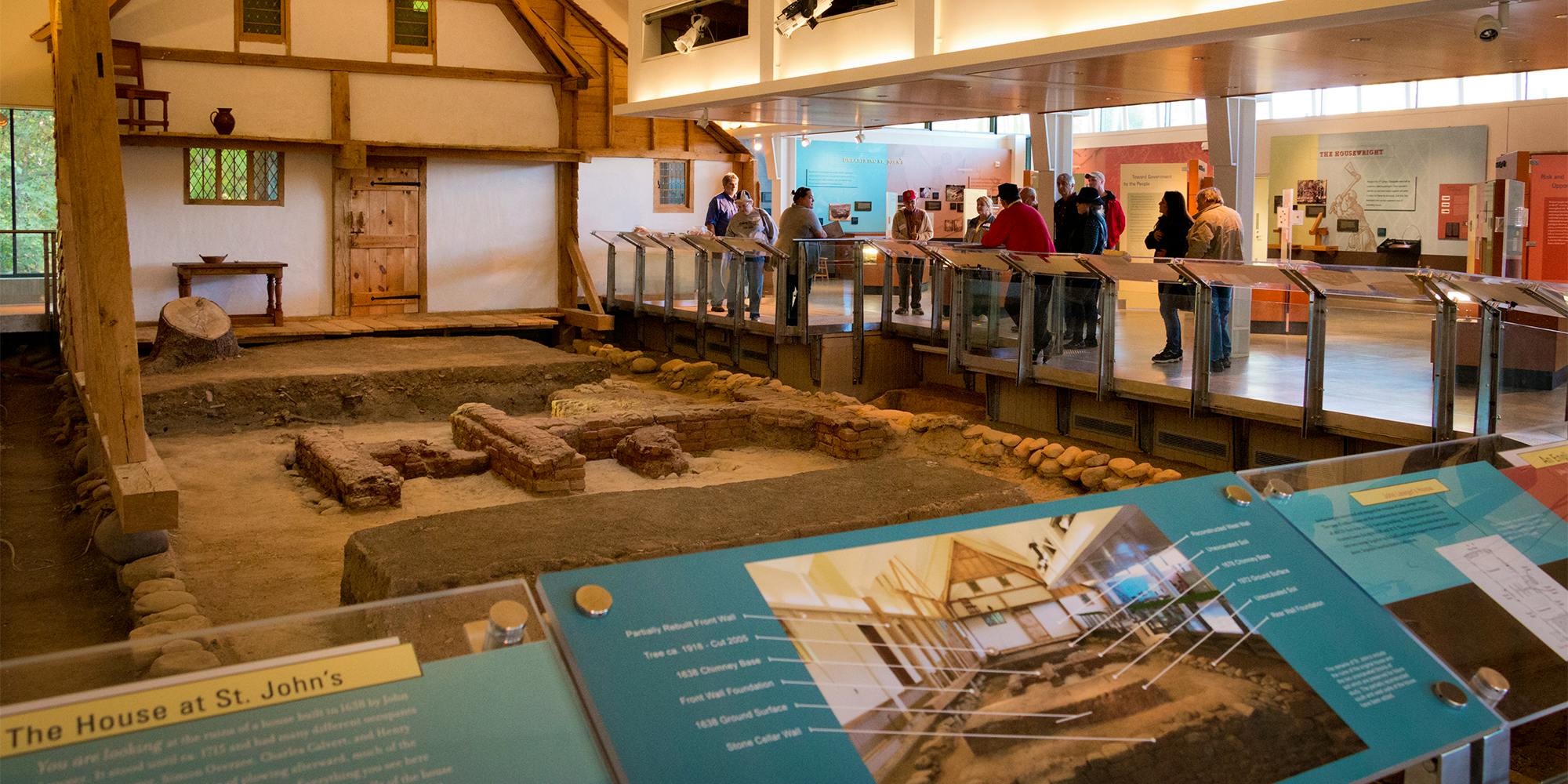 St. John's Site Museum is a premiere museum of archaeology, and rare opportunity to see a partially excavated and preserved site.