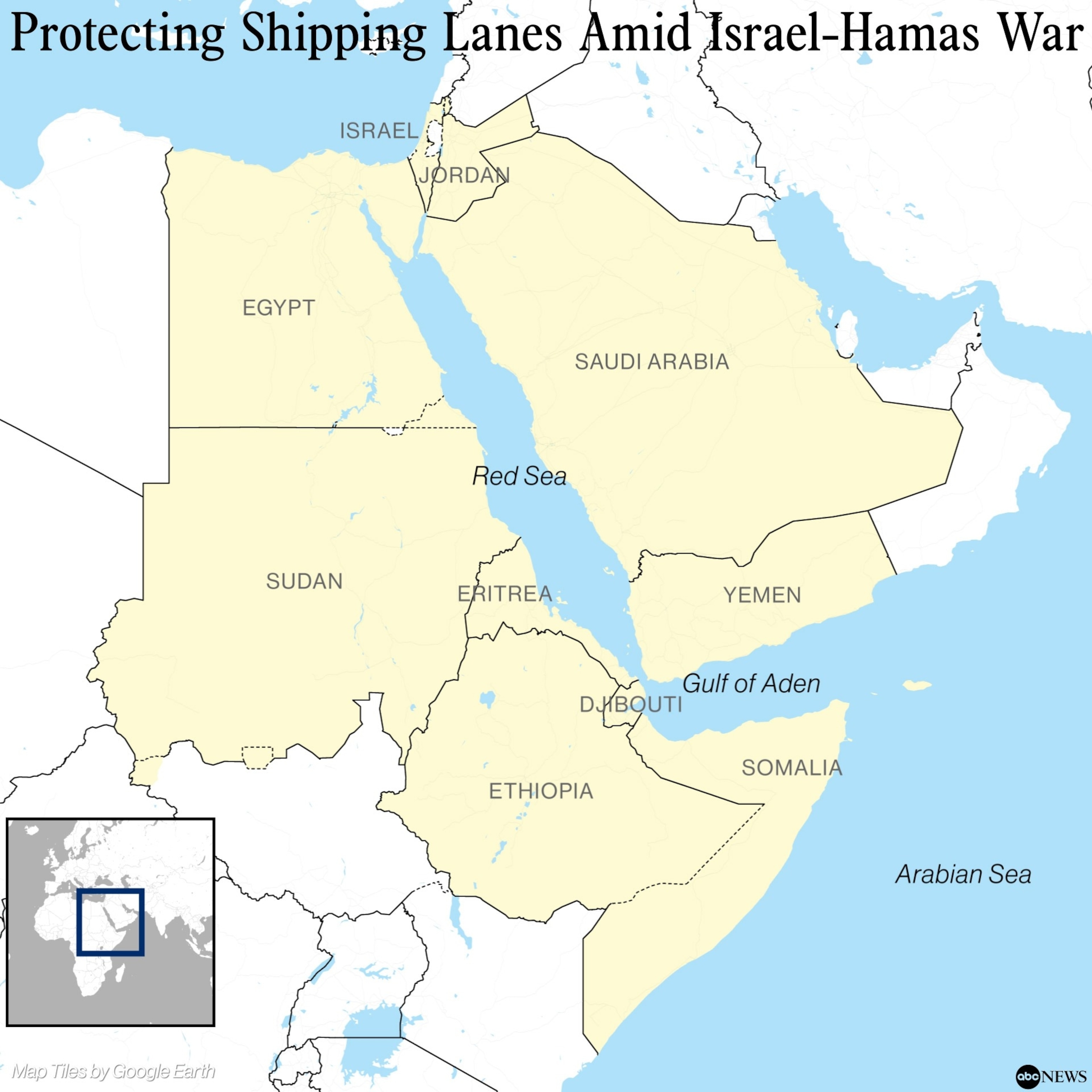PHOTO: Protecting shipping lanes amid Israel-Hamas war