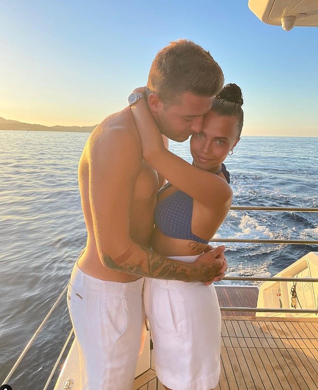 Serbia's striking superstar Sergej Milinkovic-Savic pictured with his gorgeous doctor wife, Ilic