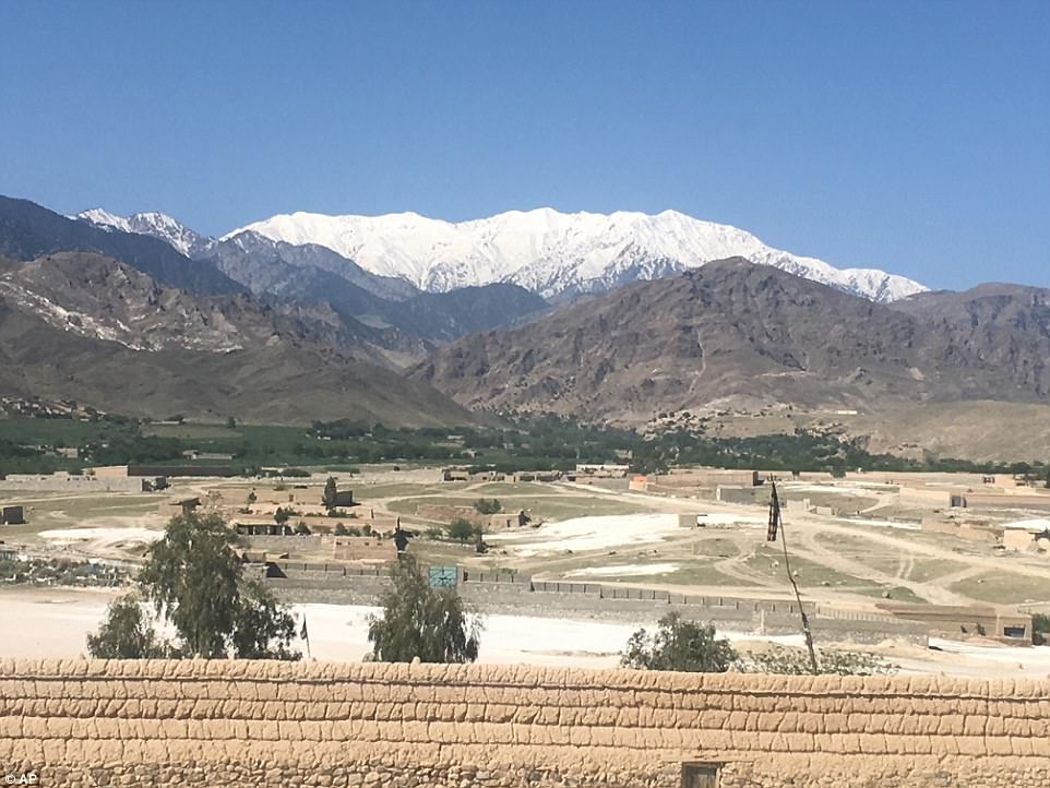 A general view of Achin district, in Jalalabad, after US forces dropped the bomb in Afghanistan targeting a complex network of ISIS caves and tunnels