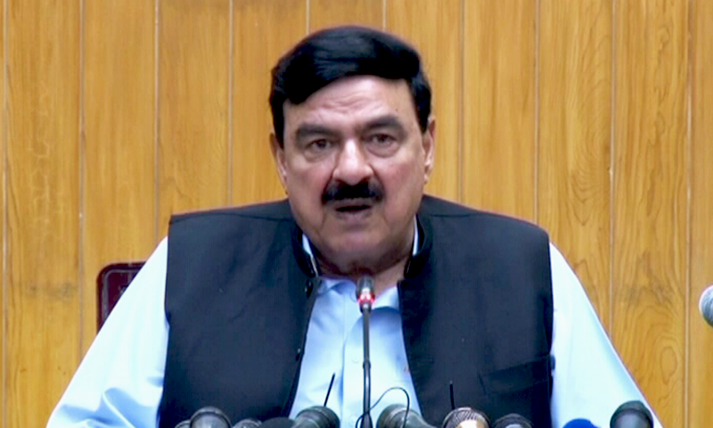 Interior Minister Sheikh Rashid said Pakistan had played a historical role in evacuation of foreigners from Kabul. — DawnNewsTv/File