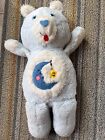 Vtg Care Bear Plush Blue Moon Star Sleepy Bedtime Kenner CareBears Stuffed 19"