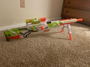 Nerf modulus long strike cs6 very lightly used all attachments 