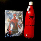 The Amazing Spider-man 2 DVD And Red 17oz Stainless Steel Water Bottle Thermos