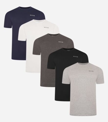 NICCE - Mens 5 Pack Nightwear T-Shirts - Assorted Colours