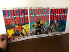 Judge Dredd the Megazine #1, 2, 3 #1-3 1991 Fleetway Comics NM/Mint