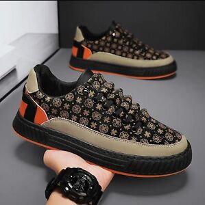 New Hot Man Sneaker, Casual wear, black, orange, green, all size available