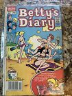 Betty's Diary #4 Comic 1986 Newsstand Archie Veronica Jughead Dan DeCarlo RARE