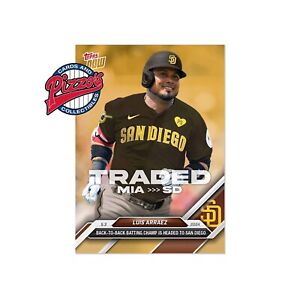 Luis Arraez Traded To Padres 2024 MLB TOPPS NOW Card 153 Presale