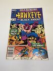 SOLO AVENGERS-HAWKEYE &BLACK KNIGHT #4 MAR,-1987-MARVEL COMIC-IN PLASTIC SLEEVE
