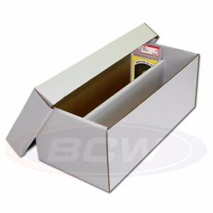 BCW Graded Card Shoe Storage Box Holds over 300 3x4 Toploads or 100 Graded PSA#