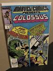Marvel Comics Presents COLOSSUS 12 🔥1989 VS CIA🔥Man-Thing🔥Marvel Comics🔥VF+