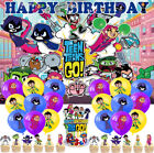 Teen Titans Go Birthday Party Supplies  Balloon Cake Toppers Banner 5X3FT