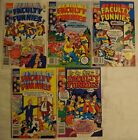 Archie Comics  FACULTY FUNNIES  #1, 2, 3, 4, And 5   Full Series  Nice Set