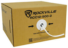 Rockville RCC12-500-2 CL2 Rated 12 AWG 500' CCA Speaker Wire In Wall Ceiling 70V