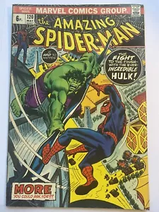 AMAZING SPIDER-MAN #120 vs The Hulk Marvel 1973 VF- UK Price - Picture 1 of 7