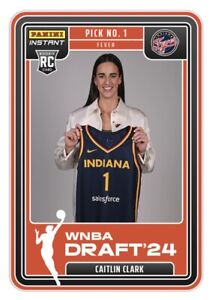Caitlin Clark $5.80 Limited Time! 2024 Instant WNBA Draft Night #1 RC PreSale