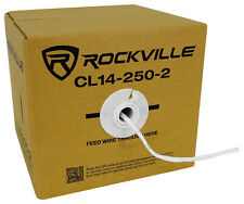 Rockville CL14-250-2 CL2 Rated 14AWG 250' Speaker Wire In Wall Ceiling 70V 100V