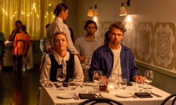 Harriet Dyer and Patrick Brammall in Colin from Accounts: ‘Their squabbling has an almost volcanic quality.’