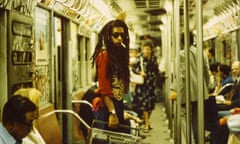 Don Letts on the New York subway in 1981.