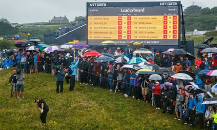 Shane Lowry enjoyed huge support from the crowds at Royal Portrush.