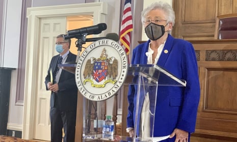 Kay Ivey speaks during a press conference in January.