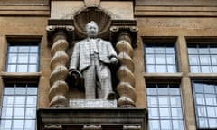 Statue of Cecil Rhodes at Oxford University