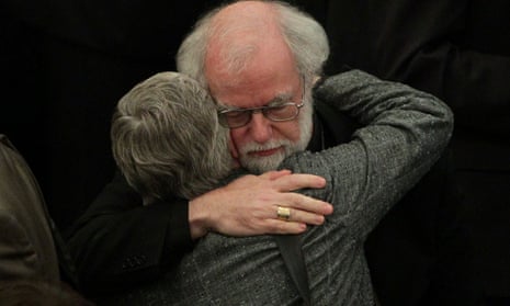 Dr Rowan Williams, the outgoing Archbishop of Canterbury, after draft legislation introducing the first women bishops in the Church of England failed to receive final approval from the Church of England General Synod.