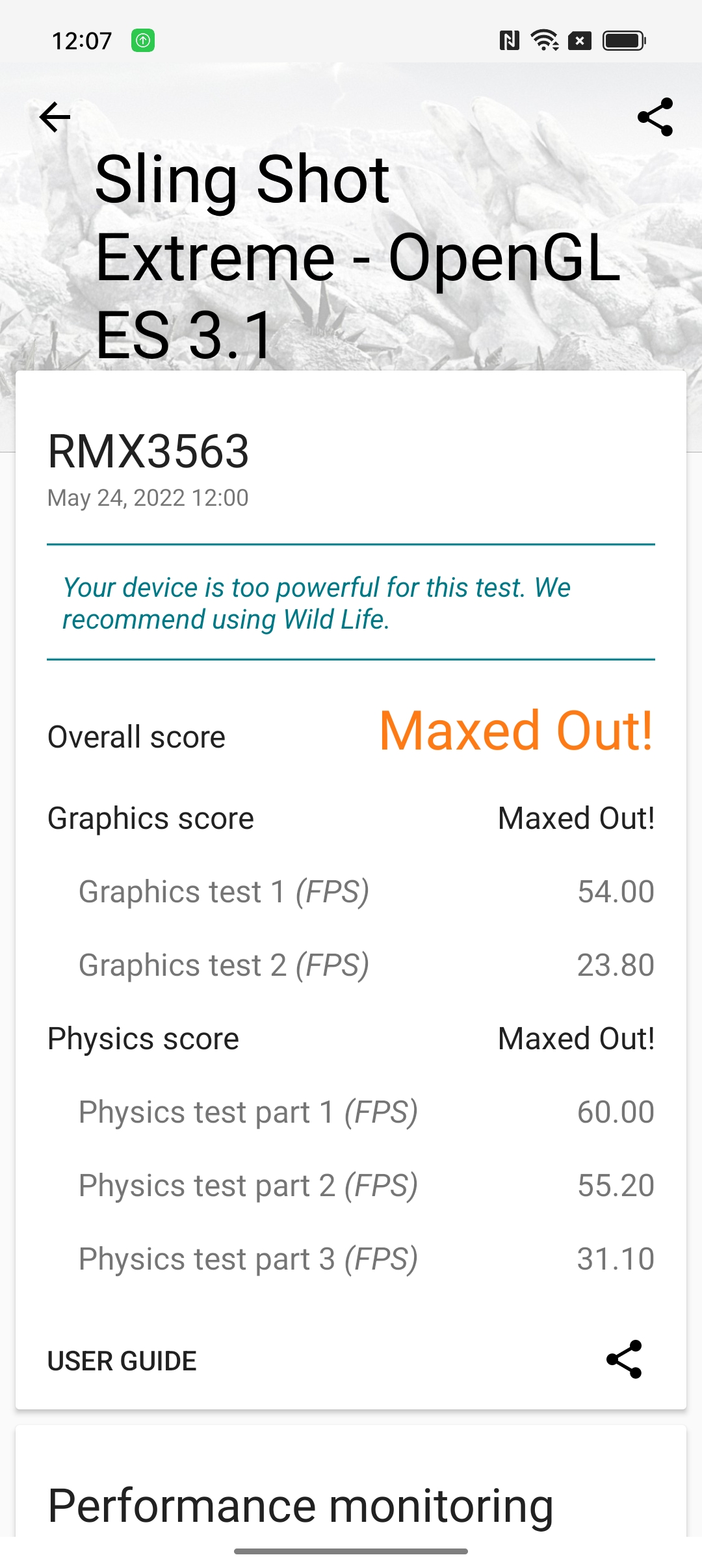 Realme GT Neo 3 (150W) Benchmarks Images