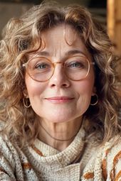 100+ Hairstyles for Women Over 60 with Glasses