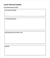 Example Planners Template Design