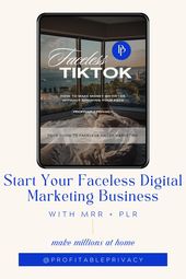 Learn Faceless Digital Marketing | MRR + PLR