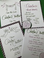 Wedding calligraphy