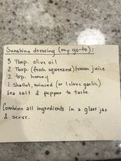 Recipes to try